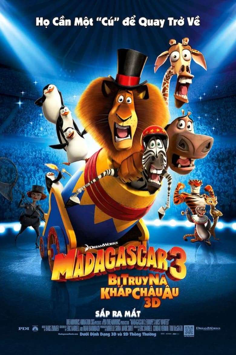 Thumber Madagascar 3: Thần Tượng Châu Âu