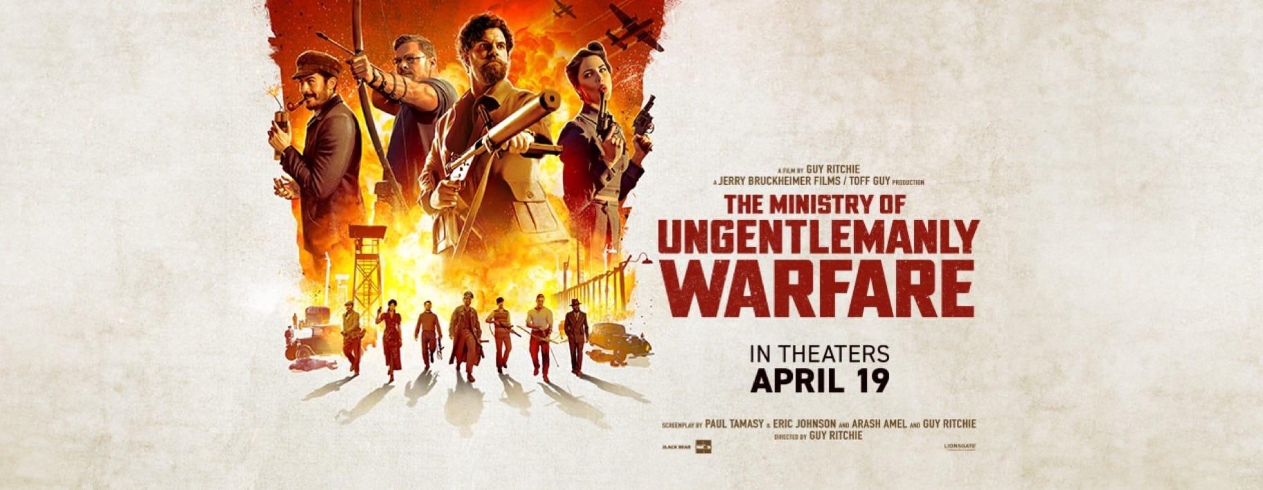 poster Bộ Chiến Tranh Bất Lịch Sự The Ministry of Ungentlemanly Warfare