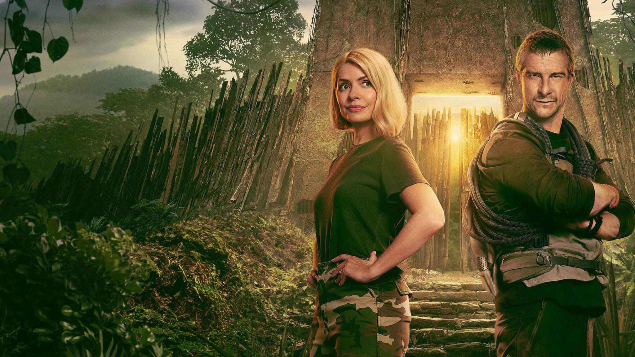 poster Bear Grylls săn người nổi tiếng Celebrity Bear Hunt