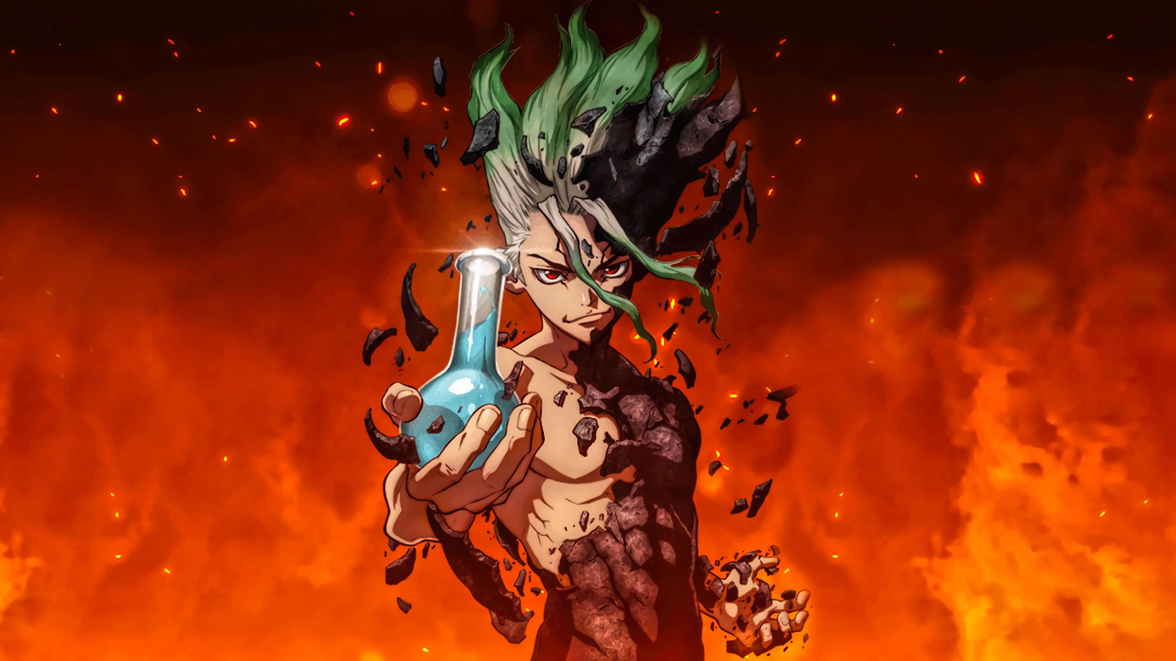poster Tiến Sĩ Đá: Hồi Sinh Thế Giới (Phần 4) Dr. STONE (Season 4)